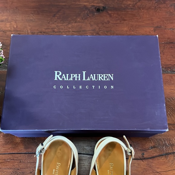 Ralph Lauren cap toe sling back - Picture 5 of 10